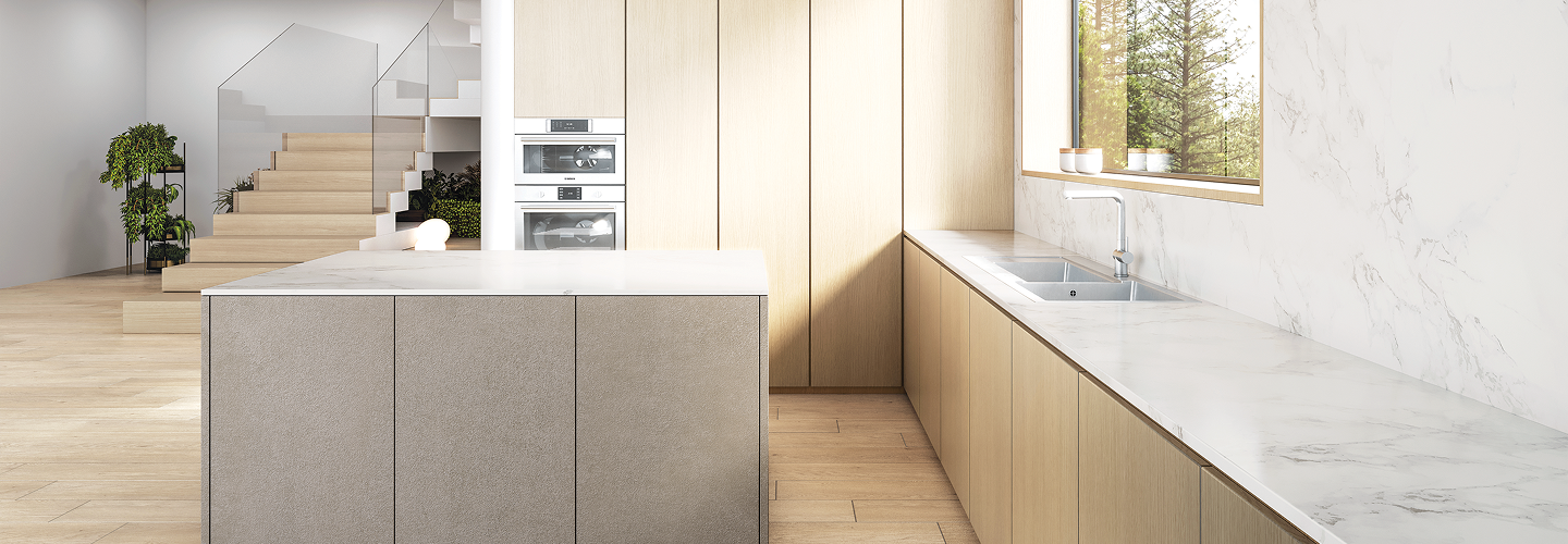Kitchen Cabinet Doors with BORTE Panels | LX Hausys Canada